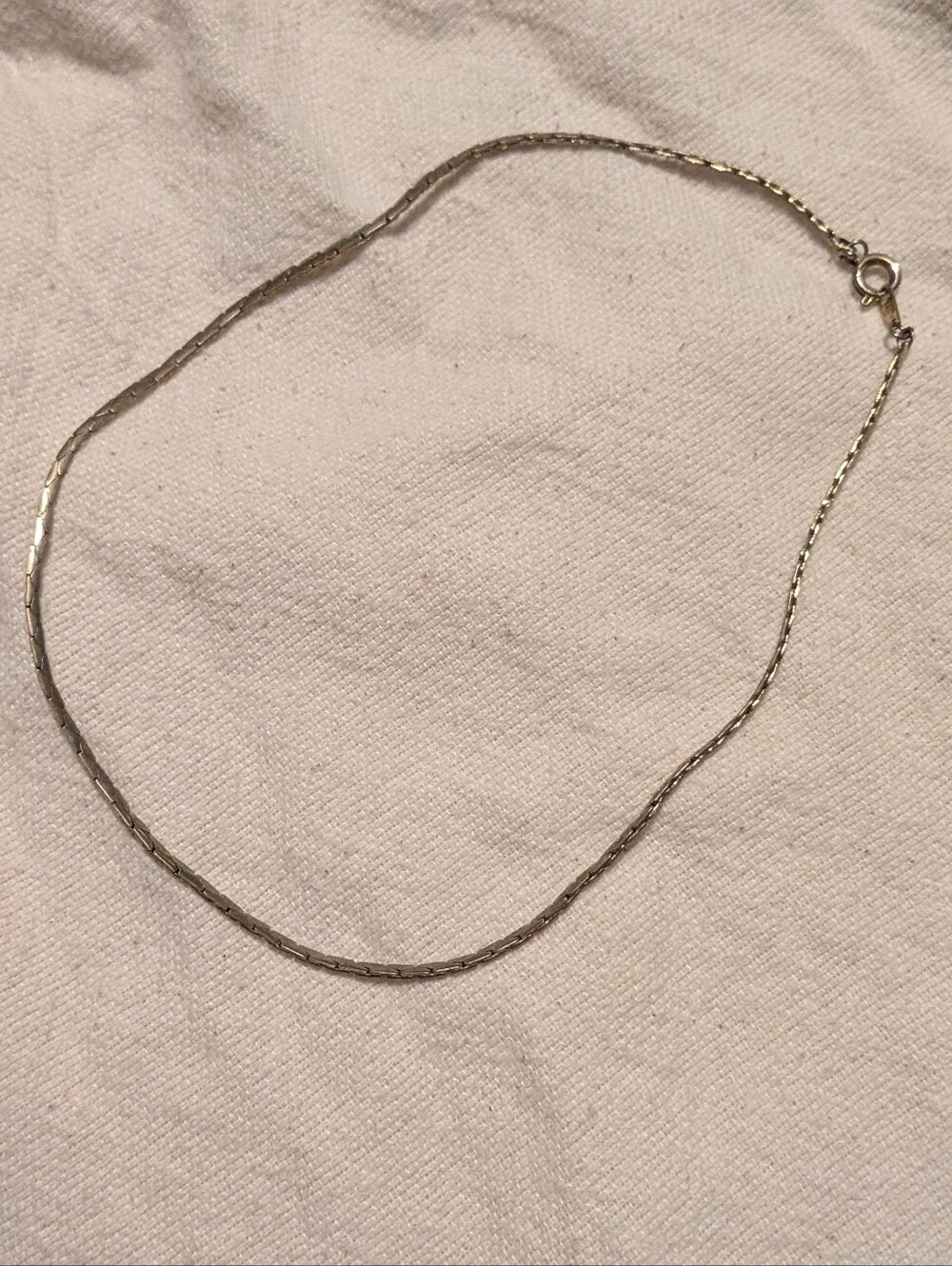 Vintage Light Gold-Tone Women's Chain Necklace - 15 In.